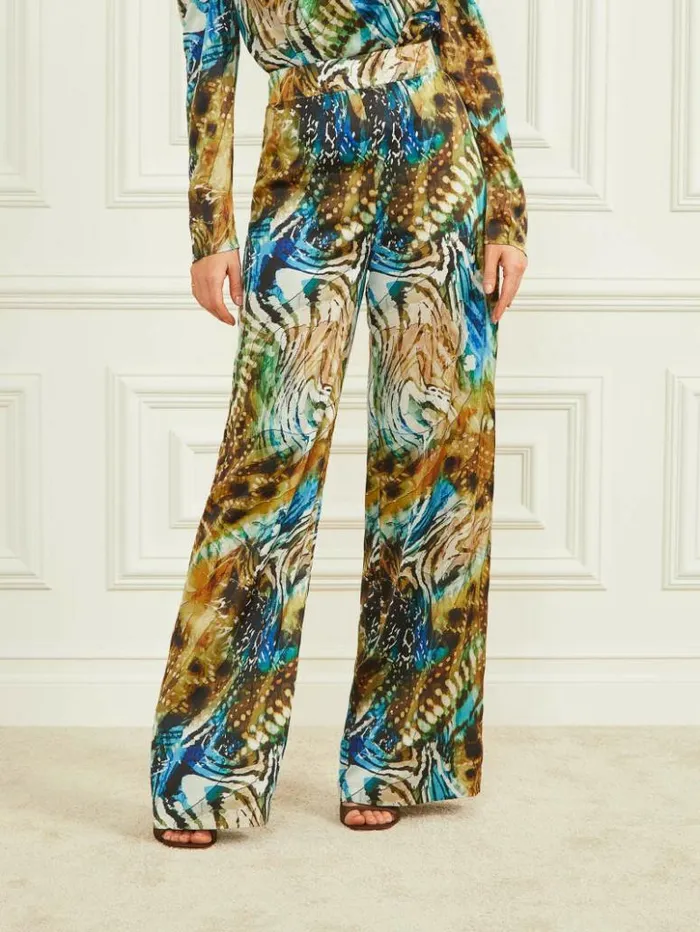 Women GUESS Bottoms Lucy Pant Eutopia Print