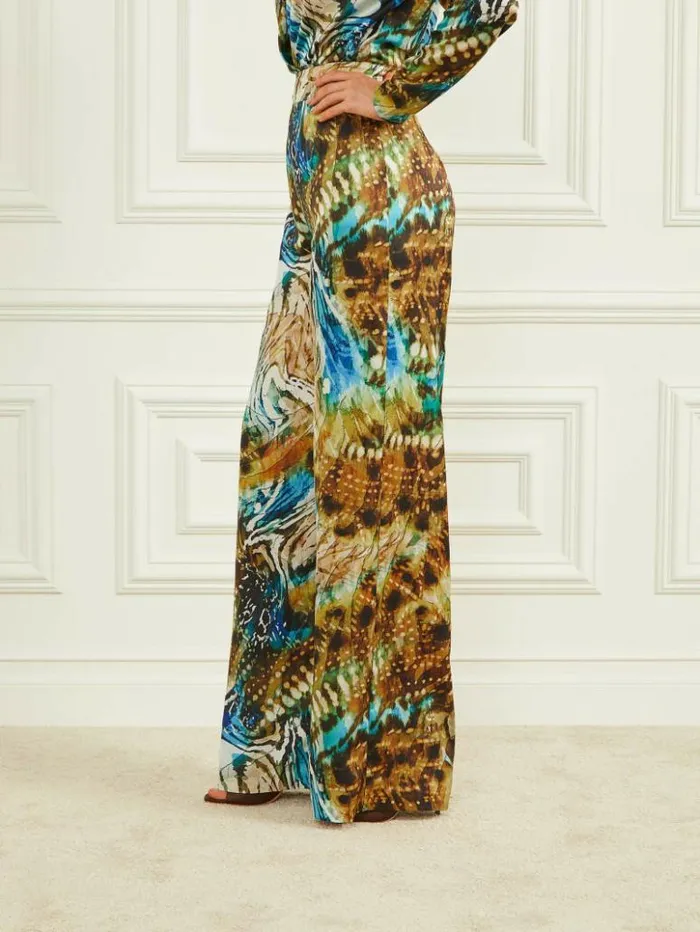 Women GUESS Bottoms Lucy Pant Eutopia Print