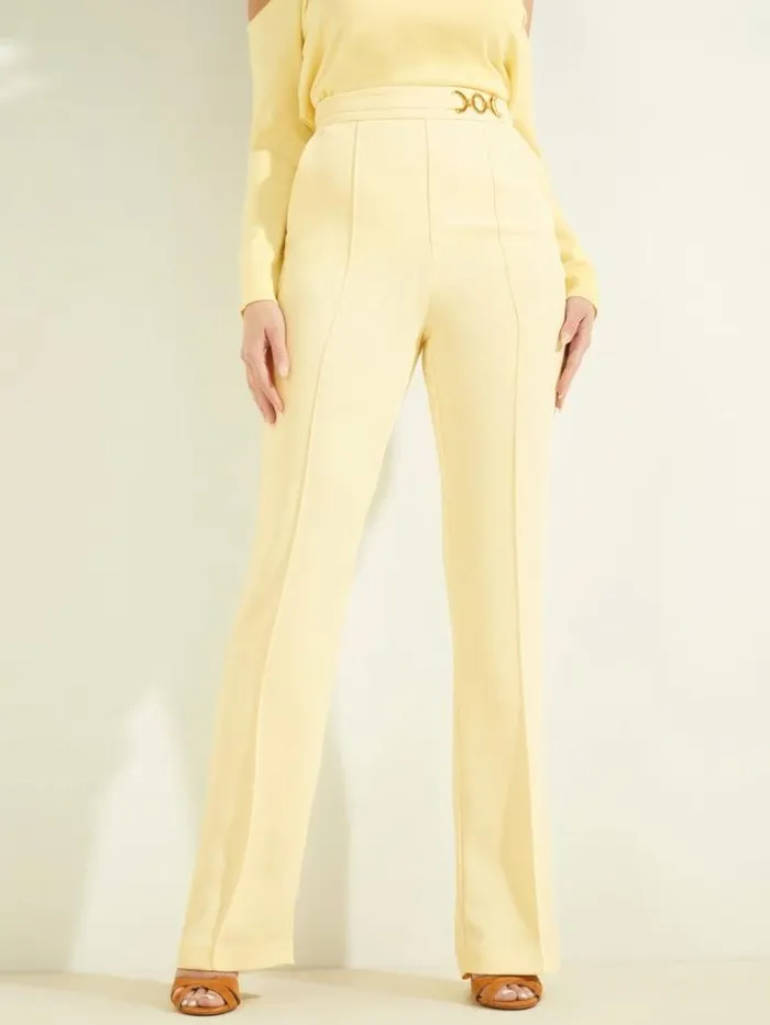 Women GUESS Bottoms Maryam Pant Cornsilk