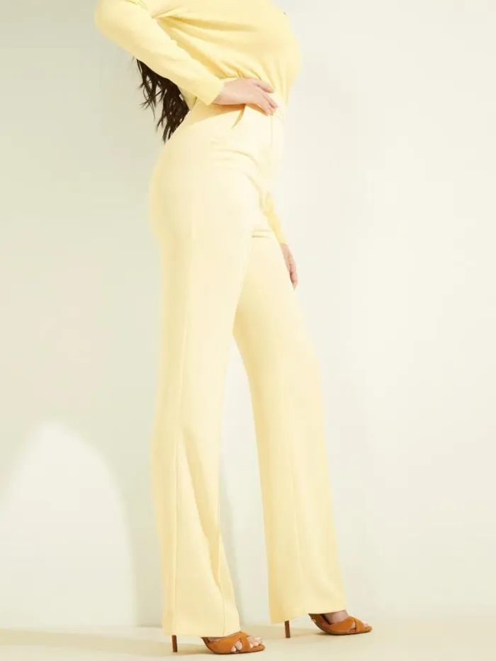 Women GUESS Bottoms Maryam Pant Cornsilk