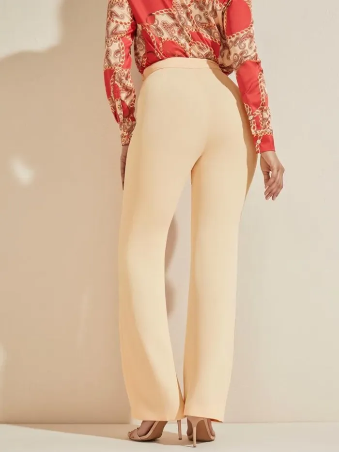 Women GUESS Bottoms Maryam Pant Whistful Peach