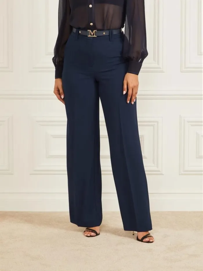 Women GUESS Bottoms Moira Pant Secret Blue