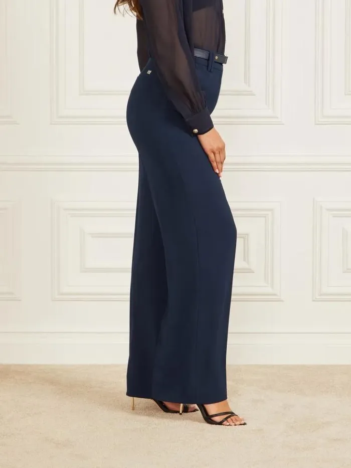 Women GUESS Bottoms Moira Pant Secret Blue