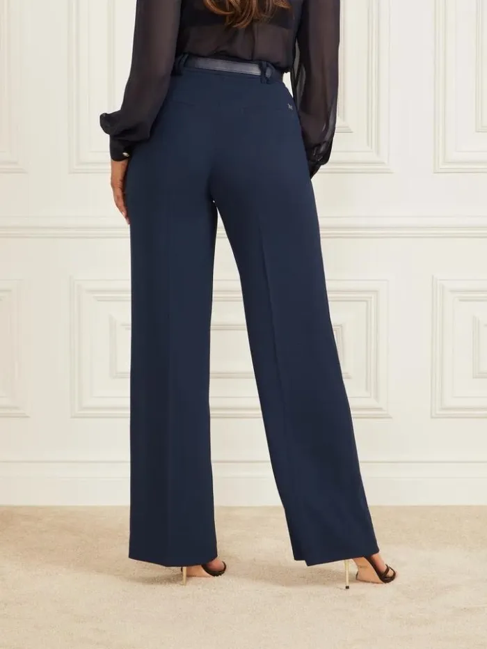 Women GUESS Bottoms Moira Pant Secret Blue