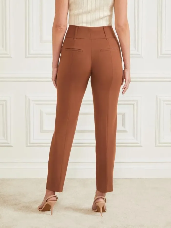 Women GUESS Bottoms Shelly Pant Brown Beauty