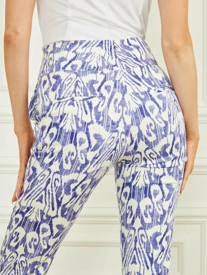 Women GUESS Bottoms Shelly Printed Pant Substance Blue Print