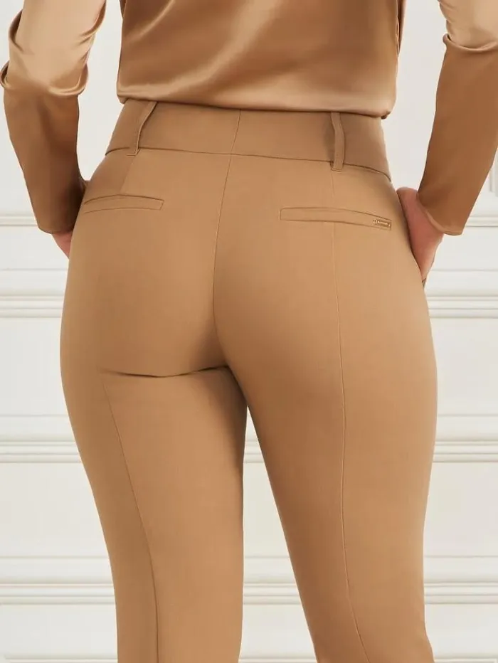 Women GUESS Bottoms Shelly Twill Pant Macchiato Multi