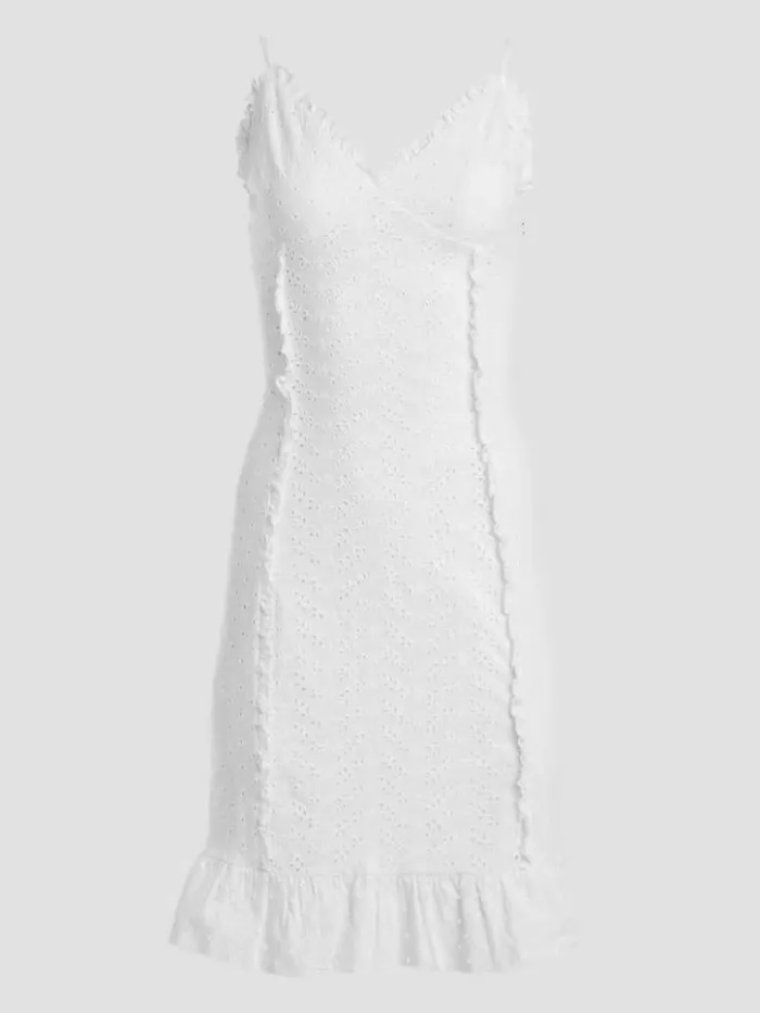 Women GUESS Dresses and Jumpsuits Amal Paisley Mini Dress Pure White