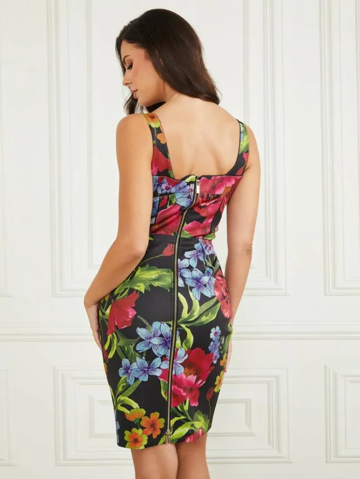 Women GUESS Dresses and Jumpsuits Boldly Blooming Dress Boldly Blooming Print Women GUESS Dresses and Jumpsuits Boldly Blooming Dress Boldly Blooming Print