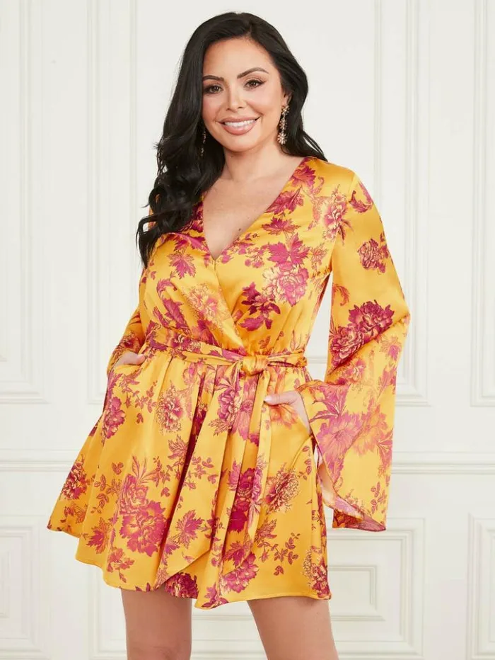Women GUESS Dresses and Jumpsuits Emaya Romper Eden Print