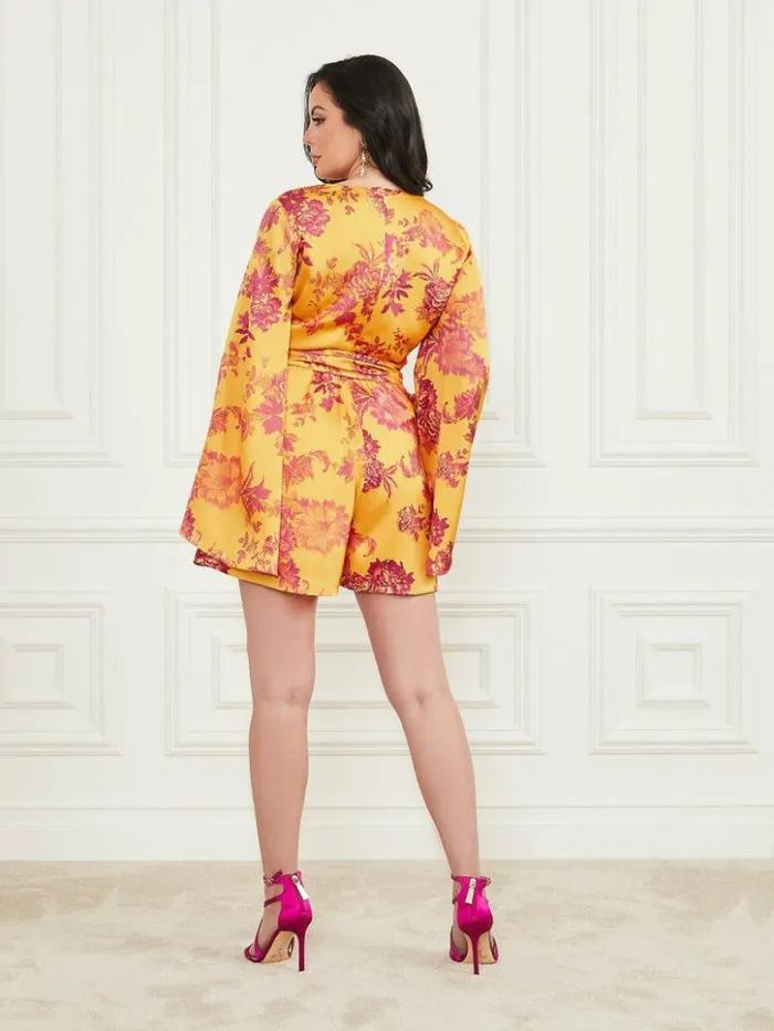 Women GUESS Dresses and Jumpsuits Emaya Romper Eden Print