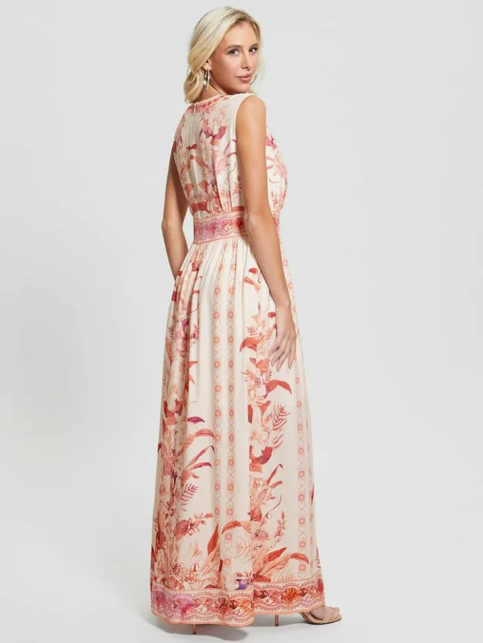 Women GUESS Dresses and Jumpsuits Gisel Printed Maxi Dress Reclaimed Romance Women GUESS Dresses and Jumpsuits Gisel Printed Maxi Dress Reclaimed Romance