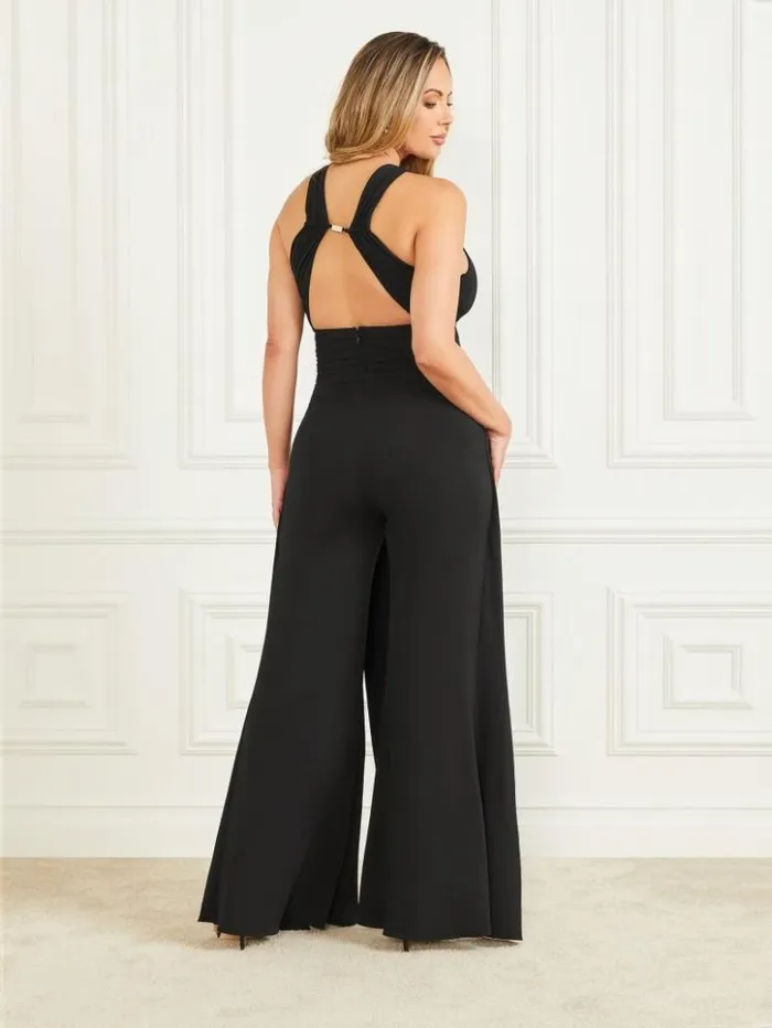 Women GUESS Dresses and Jumpsuits Kiki Solid Jumpsuit Black