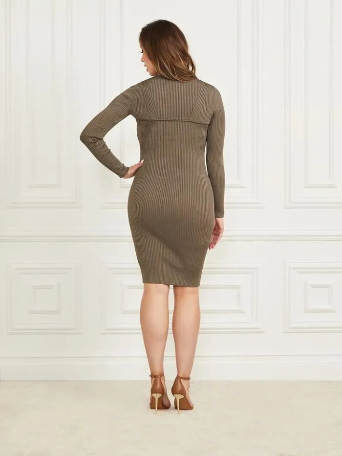 Women GUESS Dresses and Jumpsuits Lavinia Sweater Dress Set Cocopop