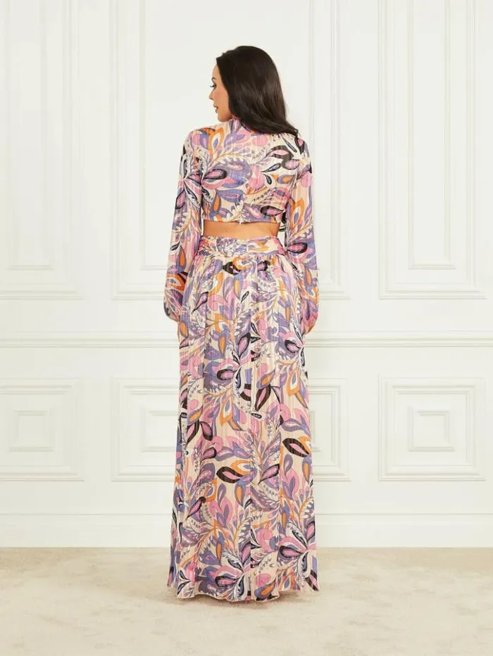 Women GUESS Dresses and Jumpsuits Luise Crused Paisley Dress Crused Paisley
