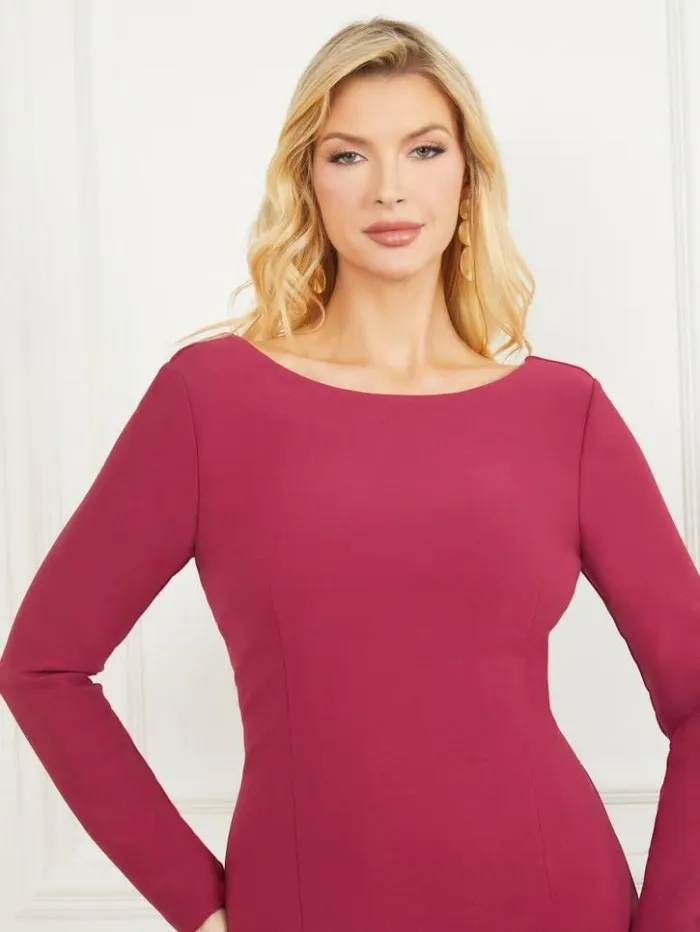 Women GUESS Dresses and Jumpsuits Mimi Pencil Dress Purple Petal