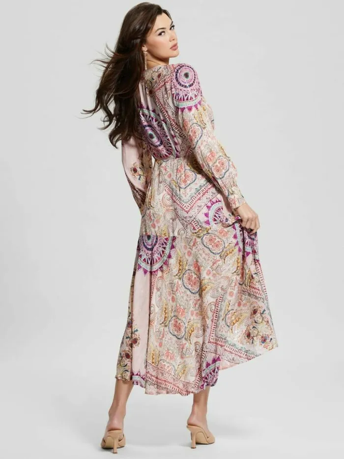Women GUESS Dresses and Jumpsuits Monique Printed Dress Carousel Print
