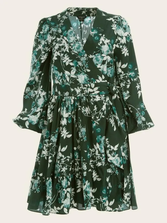 Women GUESS Dresses and Jumpsuits Petal Pose Wrap Dress Petal Pose Chenille Green Women GUESS Dresses and Jumpsuits Petal Pose Wrap Dress Petal Pose Chenille Green