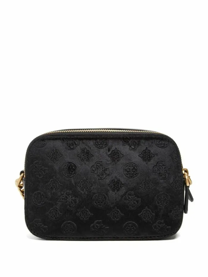 Women GUESS Handbags Ales Camera Bag Black