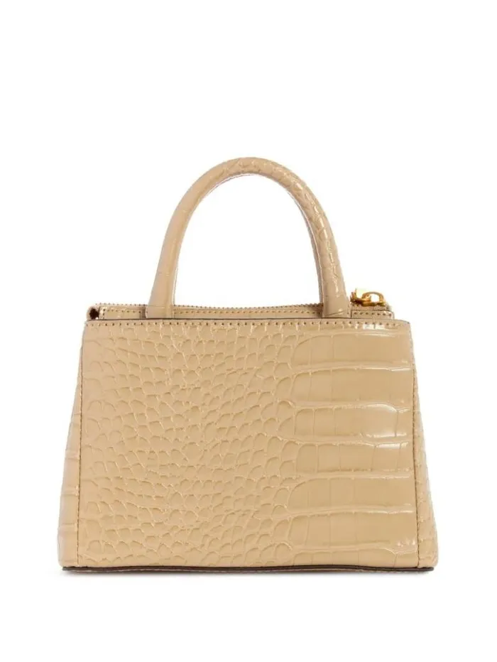 Women GUESS Handbags G James Mini Satchel Taupe