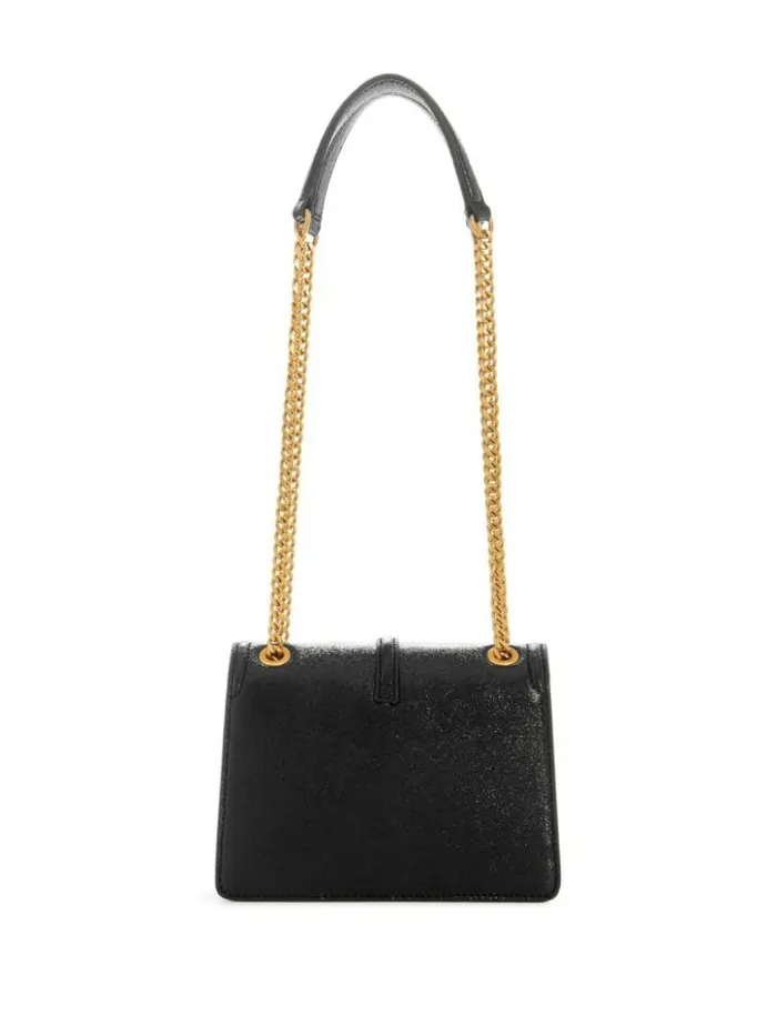 Women GUESS Handbags Gilded Glamour Mini Convertible Crossbody Black Floral Print Women GUESS Handbags Gilded Glamour Mini Convertible Crossbody Black Floral Print
