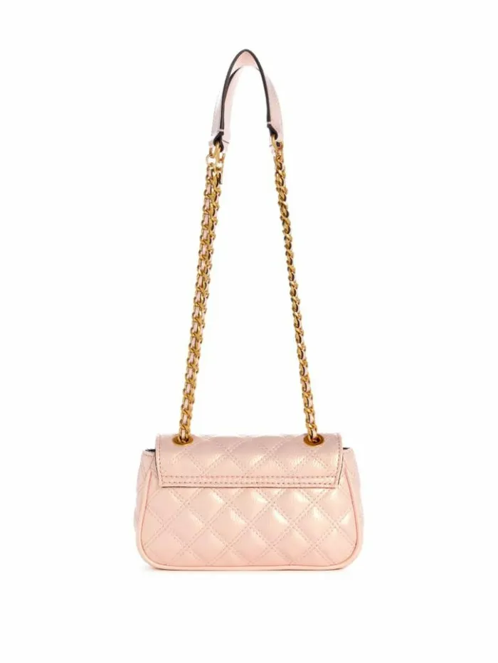 Women GUESS Handbags Giully Mini Convertible Crossbody Light Rose