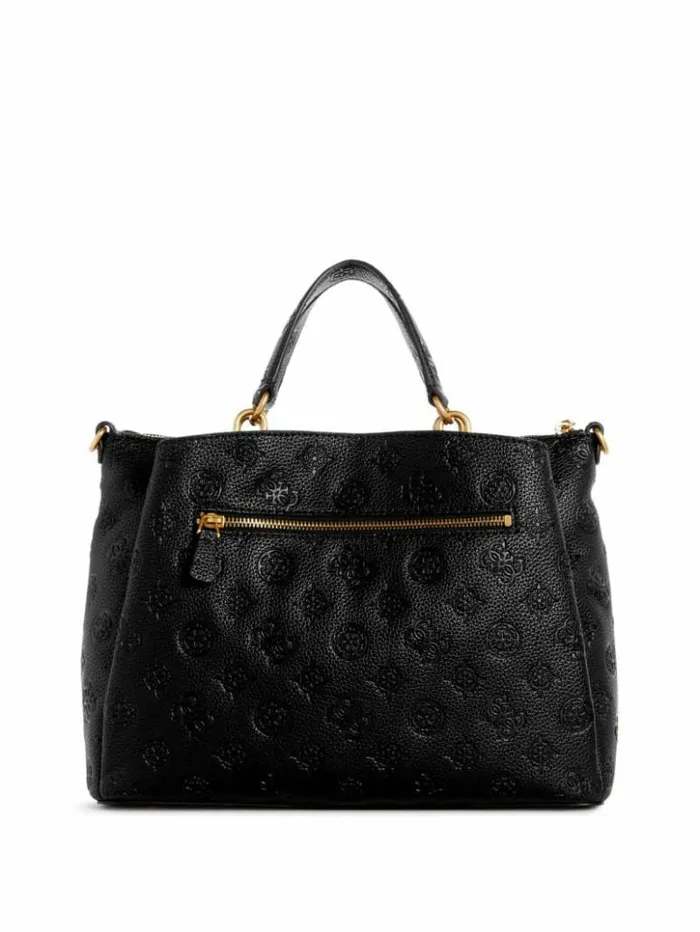 Women GUESS Handbags Izzy Peony Girlfriend Satchel Blossom