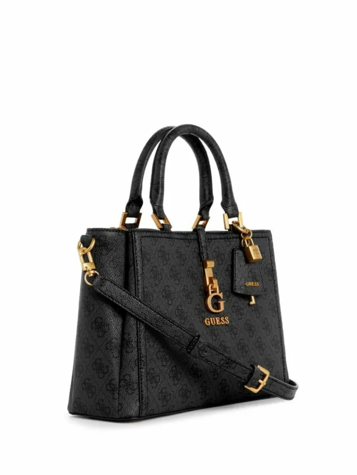 Women GUESS Handbags James Quattro G Girlfriend Satchel Cloud Wash