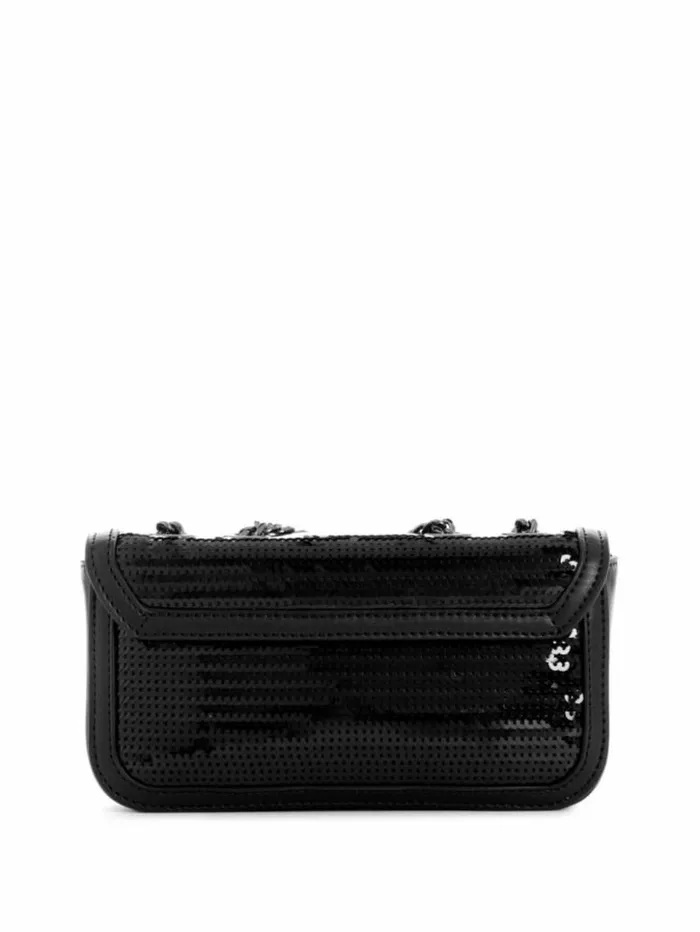 Women GUESS Handbags Kaska Mini Crossbody Black