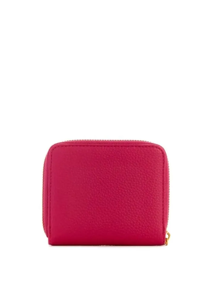 Women GUESS Handbags Laryn Small ZipAround Wallet Fuchsia