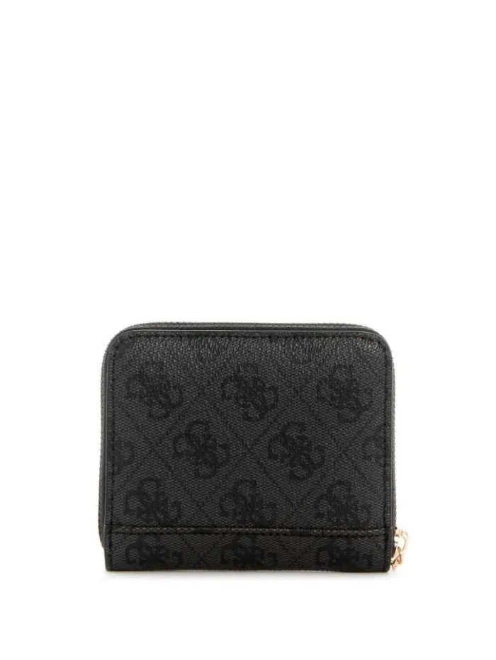 Women GUESS Handbags Laurel Small ZipAround Wallet Cloud Wash