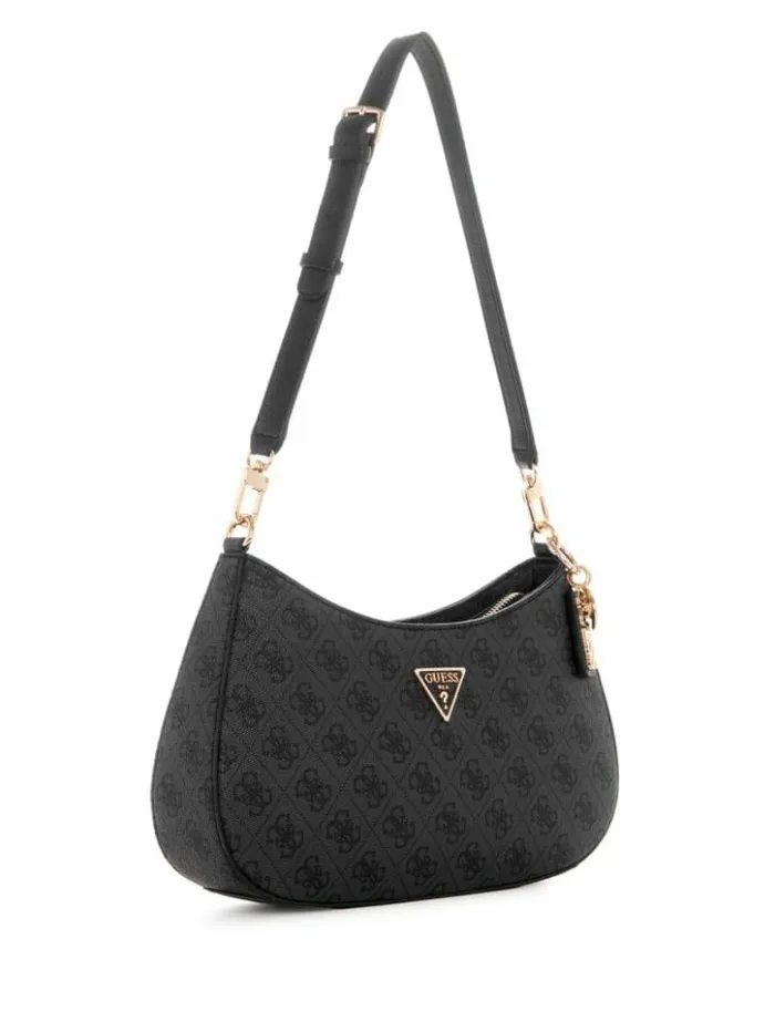 Women GUESS Handbags Noelle Quattro G Shoulder Bag Cloud Wash