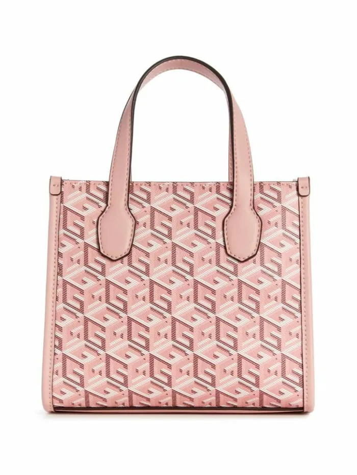 Women GUESS Handbags Silvana Mini Totes Acid Rain