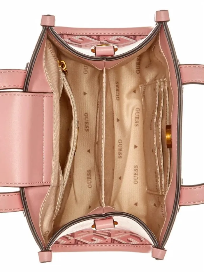 Women GUESS Handbags Silvana Mini Totes Acid Rain