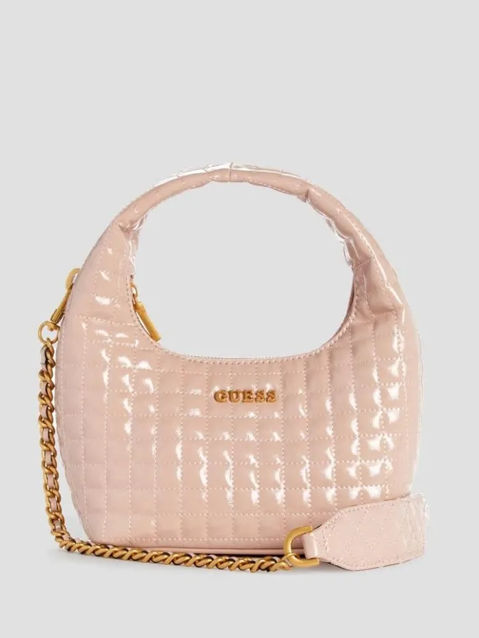 Women GUESS Handbags Tia Hobo Bag Rosewood