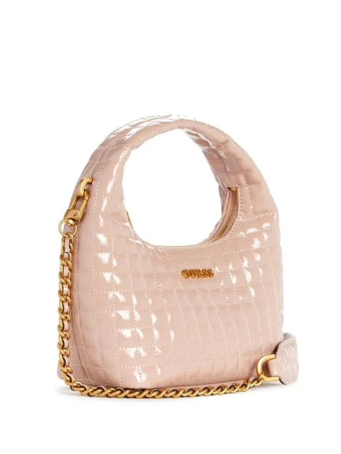 Women GUESS Handbags Tia Hobo Bag Rosewood