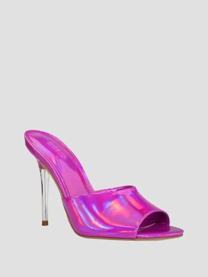 Women GUESS Heels Molle Metal Stiletto Heels Pink