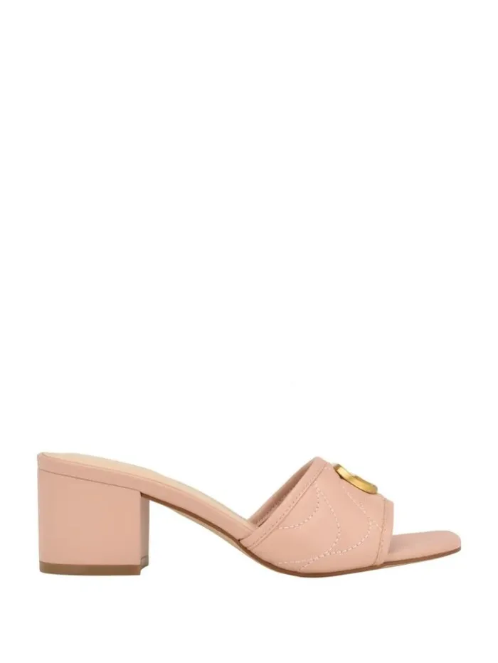 Women GUESS Heels Ulliy Heeled Sandals Light Natural 110