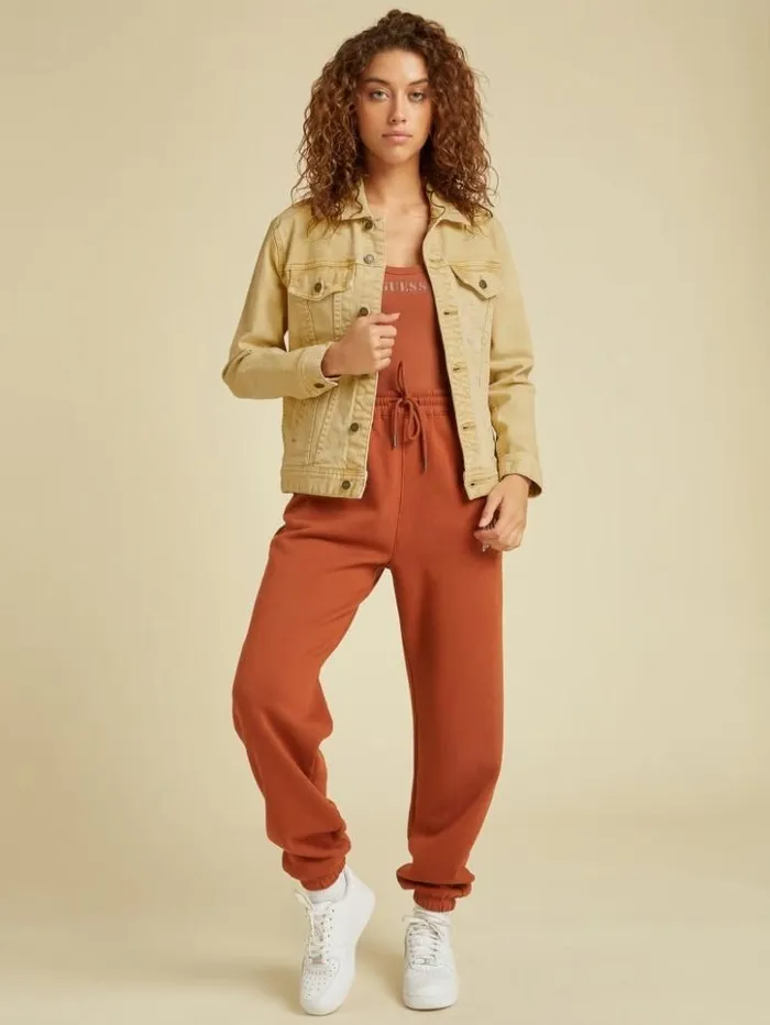 Women GUESS Jackets and Coats GUESS Originals Dyed Denim Jacket Go Vintage Tan Wash Women GUESS Jackets and Coats GUESS Originals Dyed Denim Jacket Go Vintage Tan Wash
