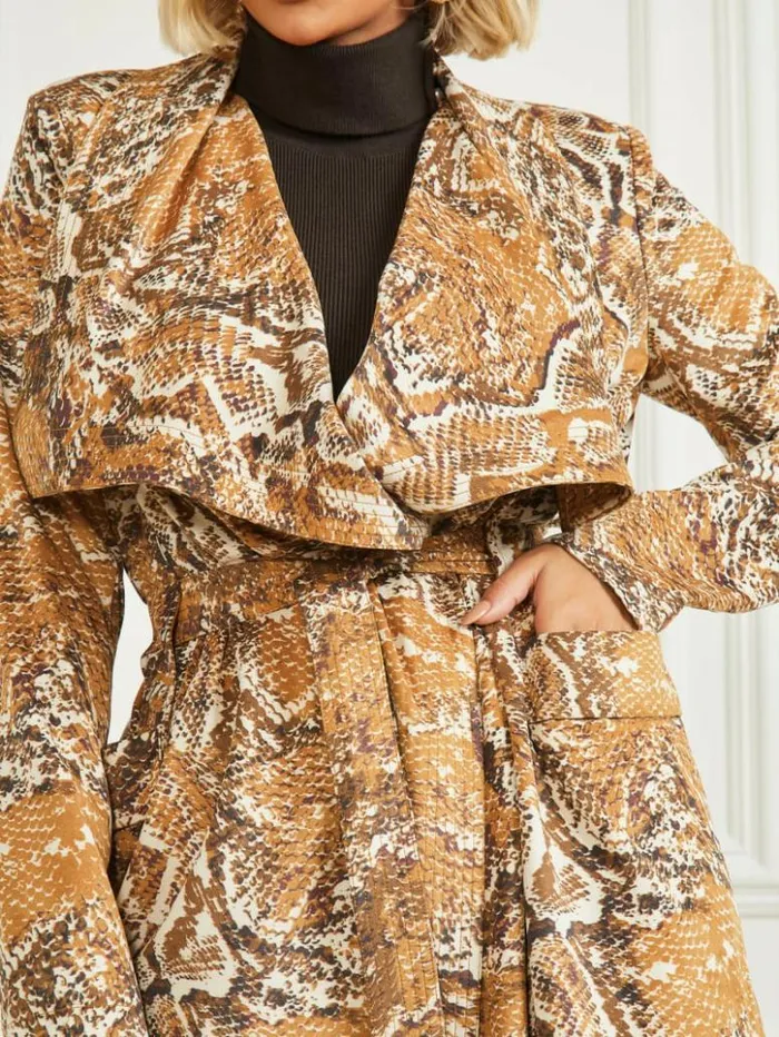 Women GUESS Jackets and Coats Hudson Snakeskin Printed CoverUp Secret Skin Print Women GUESS Jackets and Coats Hudson Snakeskin Printed CoverUp Secret Skin Print