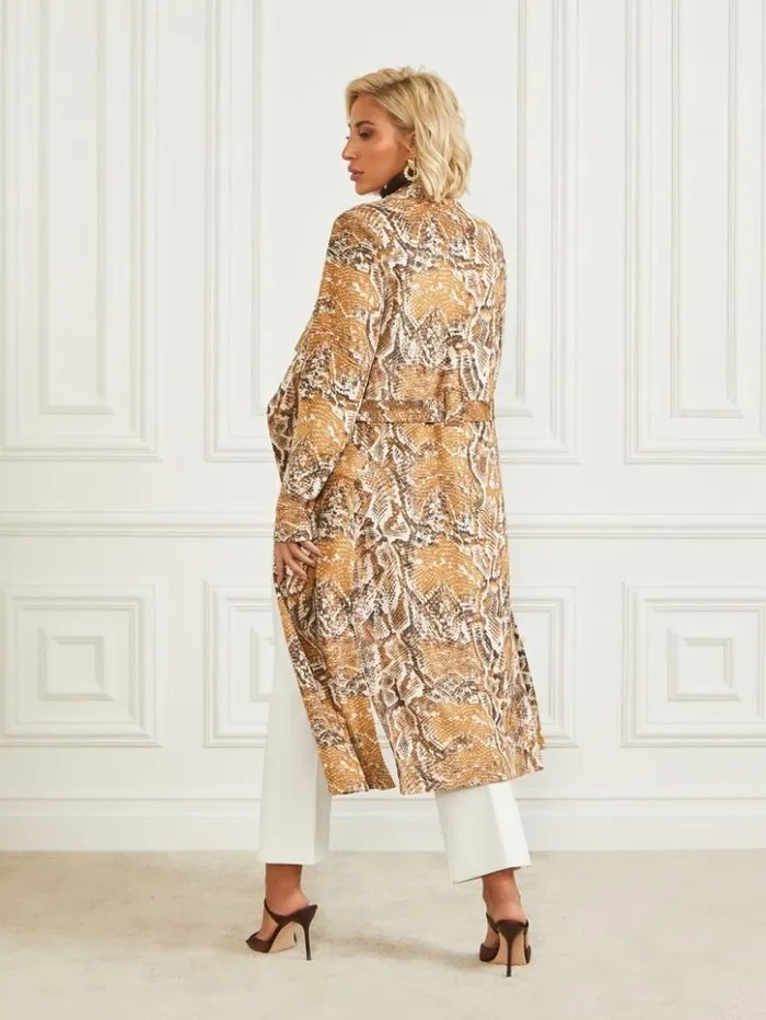 Women GUESS Jackets and Coats Hudson Snakeskin Printed CoverUp Secret Skin Print Women GUESS Jackets and Coats Hudson Snakeskin Printed CoverUp Secret Skin Print