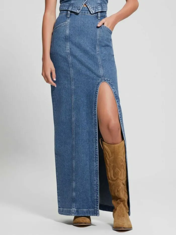 Women GUESS Jeans and Denim Charis Denim Skirt Oneroa