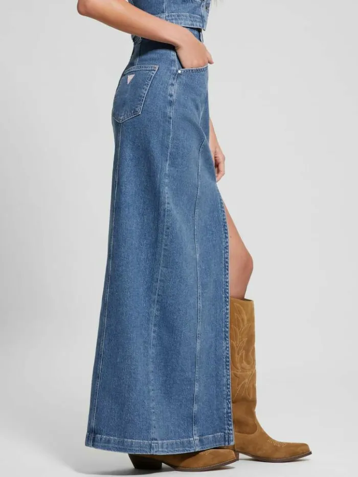 Women GUESS Jeans and Denim Charis Denim Skirt Oneroa