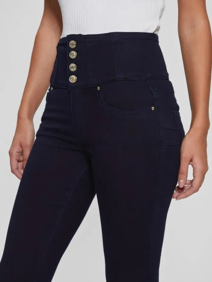 Women GUESS Jeans and Denim Corset Shape Up Jeans Tint yel