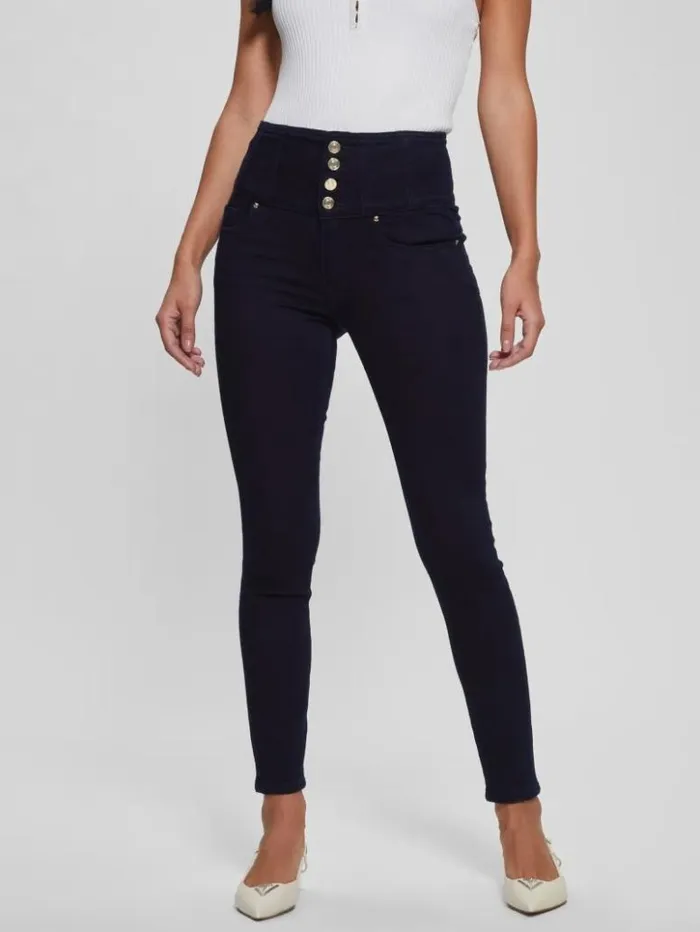 Women GUESS Jeans and Denim Corset Shape Up Jeans Tint yel
