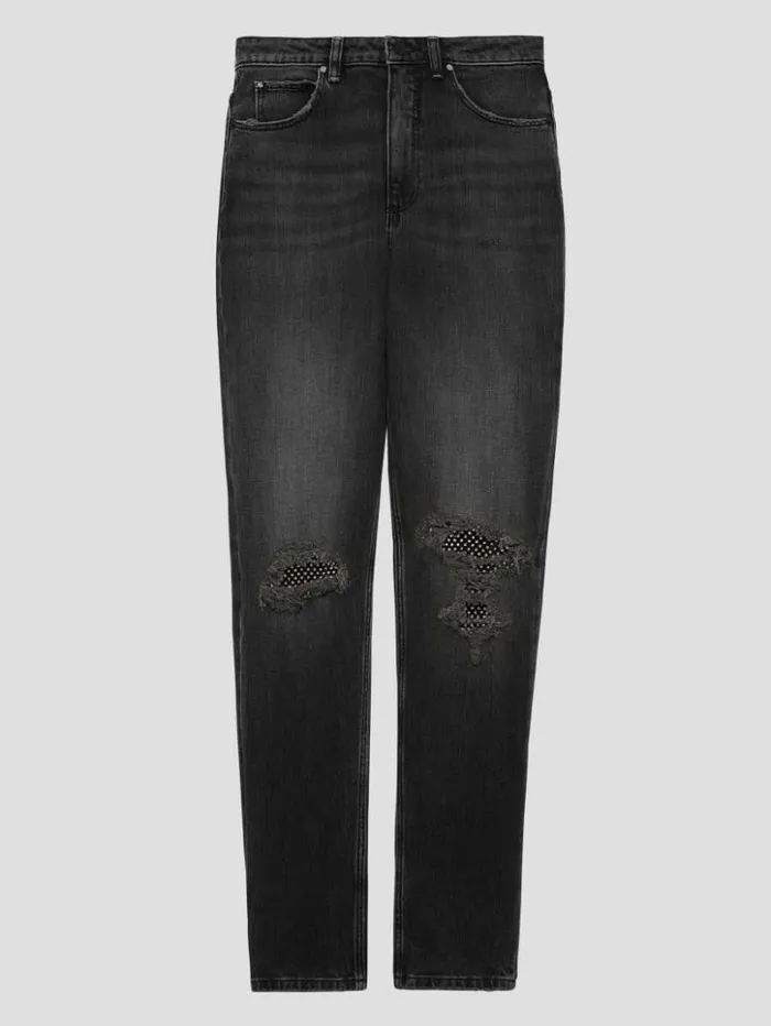 Women GUESS Jeans and Denim Eco Crystal RipandRepair Mom Jeans Authentic Net Women GUESS Jeans and Denim Eco Crystal RipandRepair Mom Jeans Authentic Net