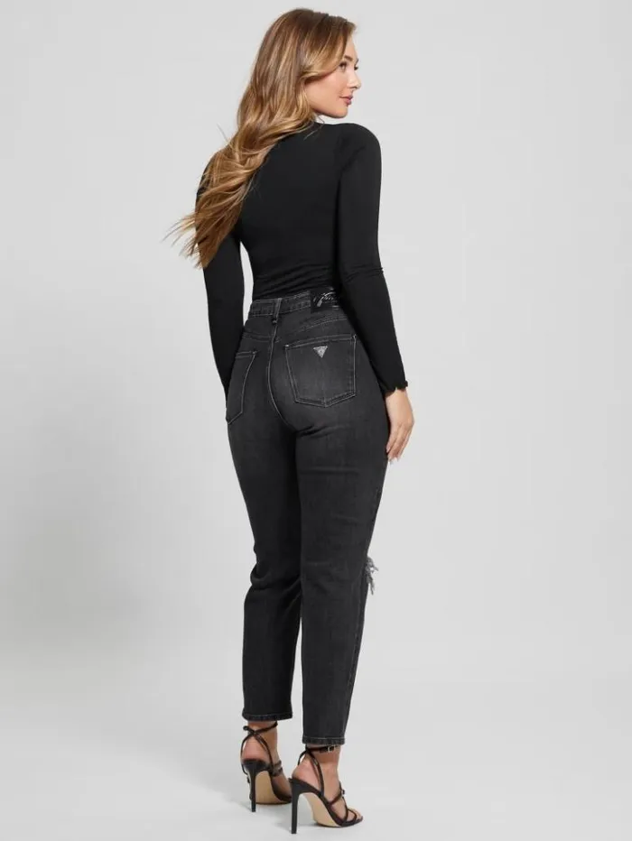 Women GUESS Jeans and Denim Eco Crystal RipandRepair Mom Jeans Authentic Net Women GUESS Jeans and Denim Eco Crystal RipandRepair Mom Jeans Authentic Net