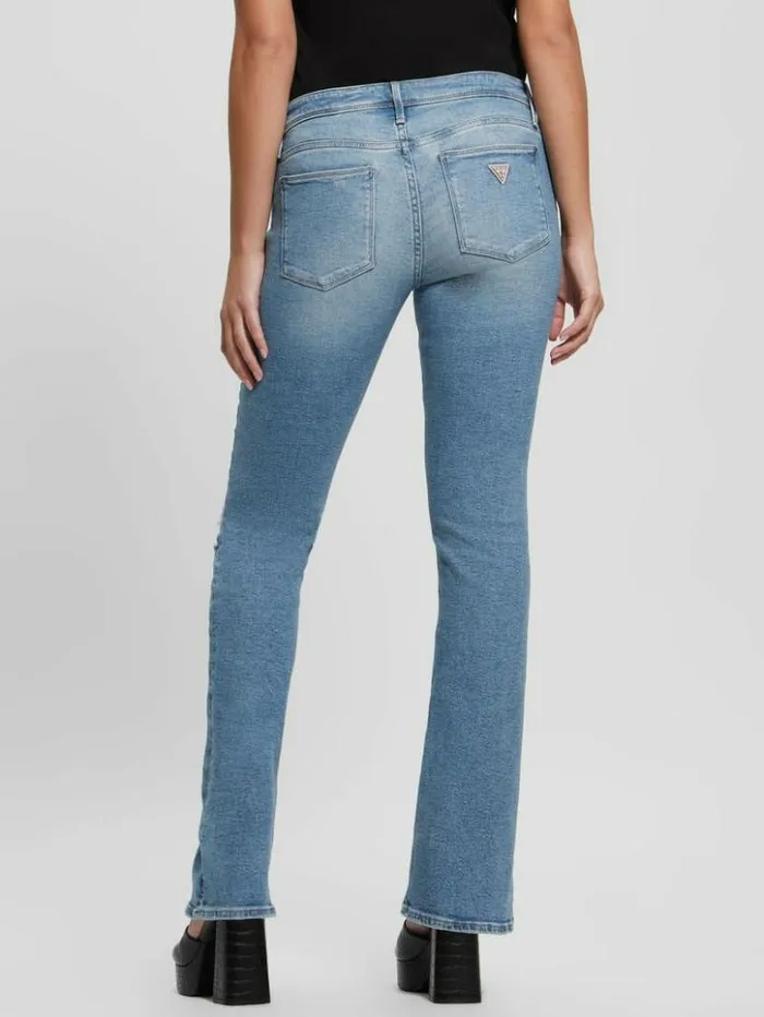 Women GUESS Jeans and Denim Eco Ryder LowRise Flare Jeans Cali Blues