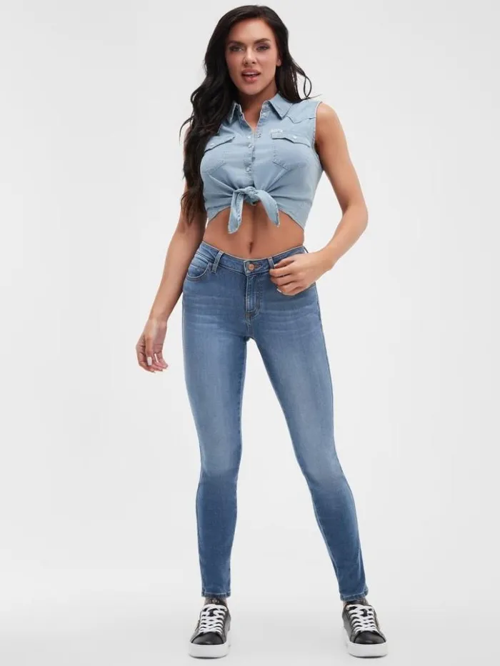 Women GUESS Jeans and Denim Eco Sexy Curve Jeans Alta Wash