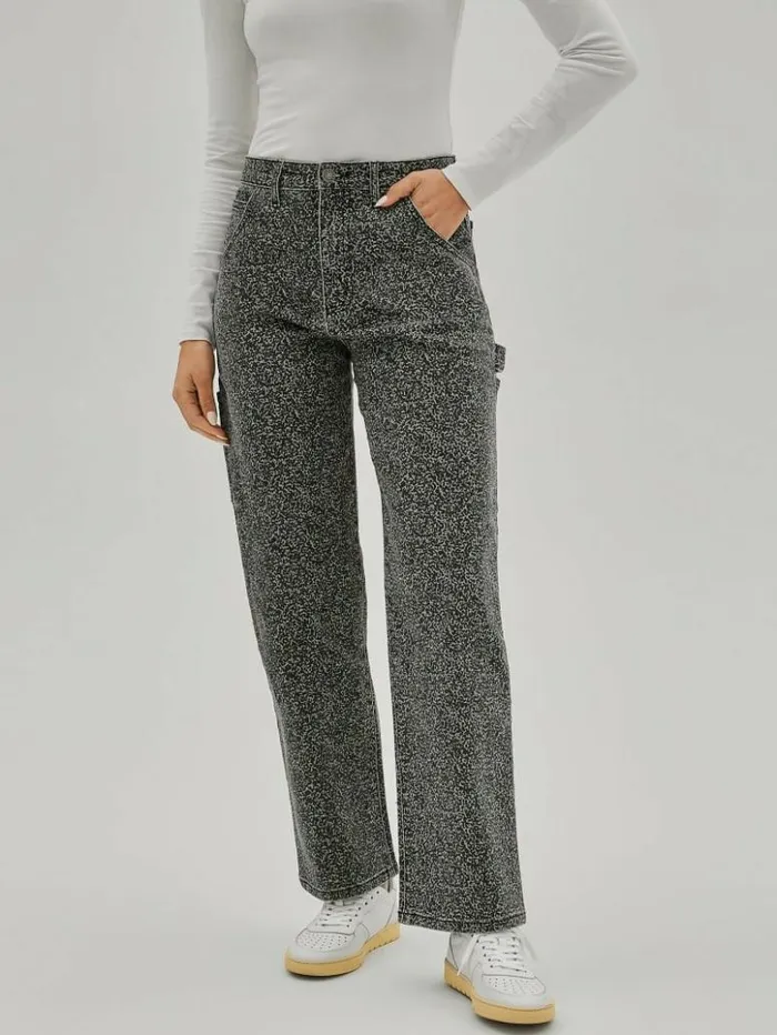 Women GUESS Jeans and Denim GUESS Originals Composition Print Carpenter Jeans Bamboo Stick Women GUESS Jeans and Denim GUESS Originals Composition Print Carpenter Jeans Bamboo Stick